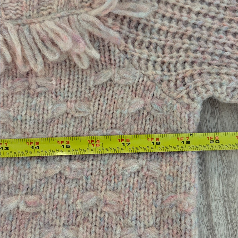 Love Shack Fancy Kingston Bow Sweater Pink Size Small - Picture 5 of 16
